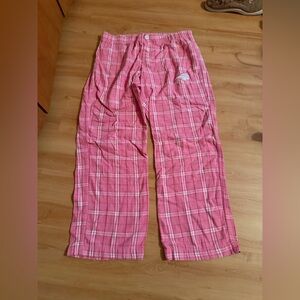 Reebok Pink and White Plaid Buffalo Bills Pajama Pants